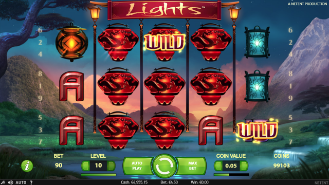 Игровой интерфейс Lights 4